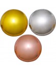 2 sztuk 4D 32 22 18 10 cal okrągłe balony z folii aluminiowej metalowy balon Birthday Party helem balon dekoracje ślubne dla dzi