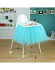100cm x 35cm Tutu tiulowe spódnice stołowe Baby Shower dekoracje urodzinowe na wysokie krzesło tekstylia domowe zaopatrzenie fir