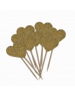 20 części/partia Handmade śliczny różowy serce Cupcake wykaszarki akcesoria do ciast na przyjęcie urodzinowe wesele dekoracja