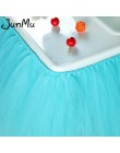 100cm x 35cm Tutu tiulowe spódnice stołowe Baby Shower dekoracje urodzinowe na wysokie krzesło tekstylia domowe zaopatrzenie fir