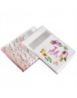 100 sztuk 7x7CM kwiat wzór ciasto torebka do pakowania ciastek i prezent torby cukierków DIY samoprzylepne etui Wedding Birthday