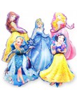 93*55cm duża Belle Aurora kopciuszek królewna śnieżka Elsa pięć księżniczka z balonów foliowych dekoracja urodzinowa dla dzieci 