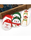 50 szt. Wielostylowy papier świąteczny wesołych tagów DIY Craft etykieta na świąteczne przyjęcie uwaga wisząca etykietka Handman