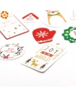 50 szt. Wielostylowy papier świąteczny wesołych tagów DIY Craft etykieta na świąteczne przyjęcie uwaga wisząca etykietka Handman