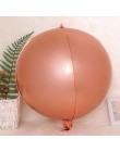 2 sztuk 4D 32 22 18 10 cal okrągłe balony z folii aluminiowej metalowy balon Birthday Party helem balon dekoracje ślubne dla dzi