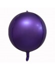 2 sztuk 4D 32 22 18 10 cal okrągłe balony z folii aluminiowej metalowy balon Birthday Party helem balon dekoracje ślubne dla dzi