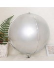 2 sztuk 4D 32 22 18 10 cal okrągłe balony z folii aluminiowej metalowy balon Birthday Party helem balon dekoracje ślubne dla dzi