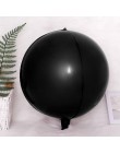2 sztuk 4D 32 22 18 10 cal okrągłe balony z folii aluminiowej metalowy balon Birthday Party helem balon dekoracje ślubne dla dzi