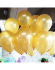 15 sztuk/partia 10 calowy złoty czarny biały lateksowe baloniki helowe ślub Baby Shower dekoracje na przyjęcie urodzinowe dostar