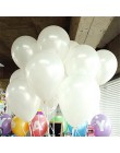 15 sztuk/partia 10 calowy złoty czarny biały lateksowe baloniki helowe ślub Baby Shower dekoracje na przyjęcie urodzinowe dostar