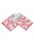 100 sztuk 7x7CM kwiat wzór ciasto torebka do pakowania ciastek i prezent torby cukierków DIY samoprzylepne etui Wedding Birthday