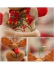 Nowy rok 2020 święty mikołaj/bałwan/lalka łosia bożonarodzeniowe ozdoby choinkowe ozdoby świąteczne dla domu Natal Navidad 2019 