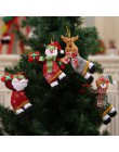 Nowy rok 2020 święty mikołaj/bałwan/lalka łosia bożonarodzeniowe ozdoby choinkowe ozdoby świąteczne dla domu Natal Navidad 2019 