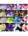 15 sztuk/partia 10 calowy złoty czarny biały lateksowe baloniki helowe ślub Baby Shower dekoracje na przyjęcie urodzinowe dostar