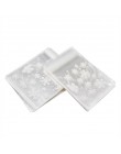 100 sztuk 7x7CM kwiat wzór ciasto torebka do pakowania ciastek i prezent torby cukierków DIY samoprzylepne etui Wedding Birthday