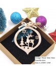 6 sztuk/partia Vintage Hollow Christmas Gift drewniane ozdoby wiszące drewniane rzemiosło ozdoby choinkowe ozdoby dla dzieci zab