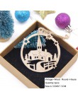 6 sztuk/partia Vintage Hollow Christmas Gift drewniane ozdoby wiszące drewniane rzemiosło ozdoby choinkowe ozdoby dla dzieci zab