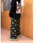 Neploe Retro Cartoon spodnie z nadrukiem Harajuku Streetwear spodnie kobieta mężczyzna spodnie z szerokimi nogawkami Pantalones 