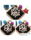 6 sztuk/partia Vintage Hollow Christmas Gift drewniane ozdoby wiszące drewniane rzemiosło ozdoby choinkowe ozdoby dla dzieci zab