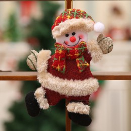 Nowy rok 2020 święty mikołaj/bałwan/lalka łosia bożonarodzeniowe ozdoby choinkowe ozdoby świąteczne dla domu Natal Navidad 2019 