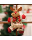 Nowy rok 2020 święty mikołaj/bałwan/lalka łosia bożonarodzeniowe ozdoby choinkowe ozdoby świąteczne dla domu Natal Navidad 2019 
