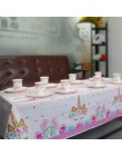 1 zestaw impreza jednorożec dostarcza różowa tęczowa opaska jednorożec Banner płyta balon serwetka Cupcake Wrapper Baby Shower d