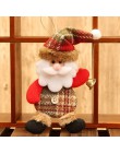 Nowy rok 2020 święty mikołaj/bałwan/lalka łosia bożonarodzeniowe ozdoby choinkowe ozdoby świąteczne dla domu Natal Navidad 2019 