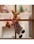 Nowy rok 2020 święty mikołaj/bałwan/lalka łosia bożonarodzeniowe ozdoby choinkowe ozdoby świąteczne dla domu Natal Navidad 2019 