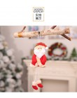Nowy rok 2020 święty mikołaj/bałwan/lalka łosia bożonarodzeniowe ozdoby choinkowe ozdoby świąteczne dla domu Natal Navidad 2019 