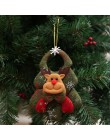 Nowy rok 2020 święty mikołaj/bałwan/lalka łosia bożonarodzeniowe ozdoby choinkowe ozdoby świąteczne dla domu Natal Navidad 2019 