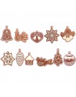 6/11 sztuk Mini Gingerbread Man ozdoby świąteczne Deer Snowman choinka bożonarodzeniowa dekoracja z wisiorków wystrój nowego rok