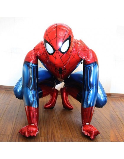 Duża 3D folia pająk bohater człowiek balon żelaza Batman dekoracja urodzinowa zabawki dla dzieci Avengers baby shower balon powi