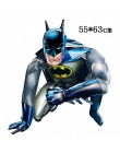 Duża 3D folia pająk bohater człowiek balon żelaza Batman dekoracja urodzinowa zabawki dla dzieci Avengers baby shower balon powi