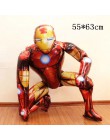 Duża 3D folia pająk bohater człowiek balon żelaza Batman dekoracja urodzinowa zabawki dla dzieci Avengers baby shower balon powi