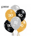 GIHOO 10 sztuk Cheers & Beers 21 30 40 50 lat rocznica ślubu 10 cali lateksowe balony urodziny dorośli artykuły do dekoracji imp
