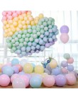 Partigos 50 sztuk 5 cal cukierki Macaron lateksowe balony balon z helem na wesele urodziny zabawki dla dzieci Globos balony na i