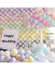 Partigos 50 sztuk 5 cal cukierki Macaron lateksowe balony balon z helem na wesele urodziny zabawki dla dzieci Globos balony na i