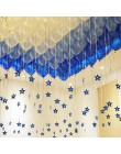 100 sztuk Bling błyszczące gwiazdy kartonowe karty balony wisiorek wstążka ślub dekoracja z balonów zaopatrzenie firm 6 kolorów 