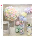 Partigos 50 sztuk 5 cal cukierki Macaron lateksowe balony balon z helem na wesele urodziny zabawki dla dzieci Globos balony na i