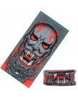Halloween czaszka z horroru maska strona świąteczna dostawa wielkanoc straszna maska magiczna chusta mężczyźni kobiety pałąk dzi