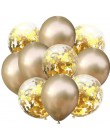 10 sztuk dużo 12 cali metalowe lateksowe konfetti do balonów balony dzieci artykuły na urodziny wesela Globos metalowe chromowan