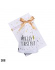 5 sztuk czerwone plastikowe torby na cukierki łoś bożonarodzeniowy cukierki słodkie torby na prezent Xmas upominki świąteczne po