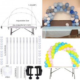 Cyuan DIY balon kolumna stojak zestawy plastikowe klipsy podstawa łuku rama podstawa i słup na ślub urodziny festiwal strona dek