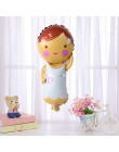 1 sztuk Bride Groom Wedding dekoracyjne balony foliowe małżeństwo chłopiec dziewczyna miłość okrągłe z helem walentynki Event Pa