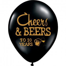 GIHOO 10 sztuk Cheers & Beers 21 30 40 50 lat rocznica ślubu 10 cali lateksowe balony urodziny dorośli artykuły do dekoracji imp