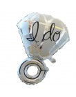 1 sztuk Bride Groom Wedding dekoracyjne balony foliowe małżeństwo chłopiec dziewczyna miłość okrągłe z helem walentynki Event Pa