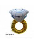 1 sztuk Bride Groom Wedding dekoracyjne balony foliowe małżeństwo chłopiec dziewczyna miłość okrągłe z helem walentynki Event Pa
