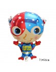 Duża 3D folia pająk bohater człowiek balon żelaza Batman dekoracja urodzinowa zabawki dla dzieci Avengers baby shower balon powi