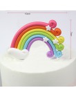 1 zestaw impreza jednorożec dostarcza różowa tęczowa opaska jednorożec Banner płyta balon serwetka Cupcake Wrapper Baby Shower d