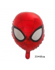 Duża 3D folia pająk bohater człowiek balon żelaza Batman dekoracja urodzinowa zabawki dla dzieci Avengers baby shower balon powi